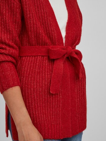 VILA Knit cardigan 'FELO' in Red