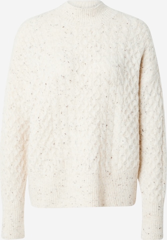 Pull-over 'Joetta' MSCH COPENHAGEN en beige : devant