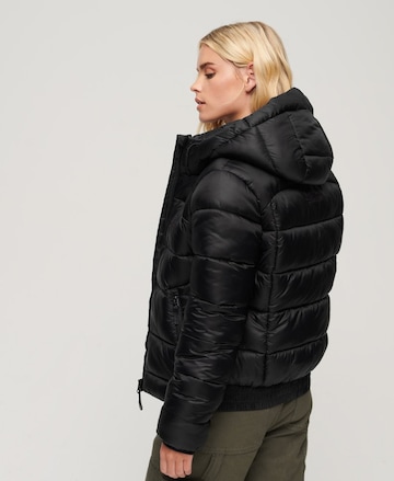 Superdry Winterjas in Zwart