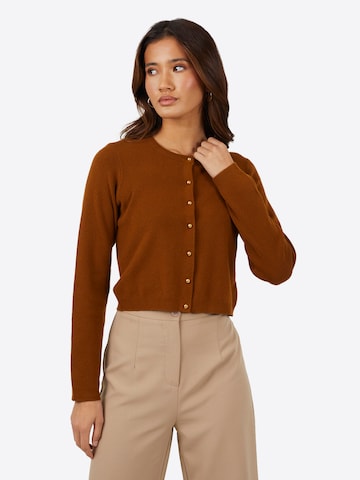 BRAVE SOUL Cardigan i brun: forside