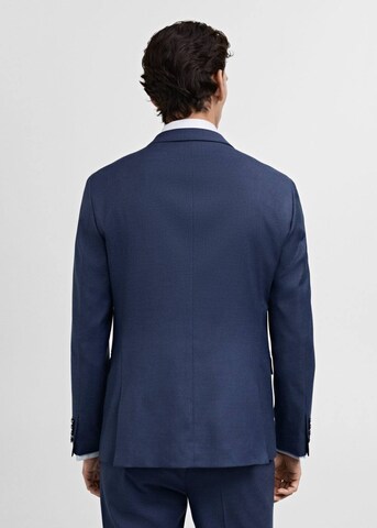 MANGO MAN Slim fit Suit Jacket 'Paris' in Blue