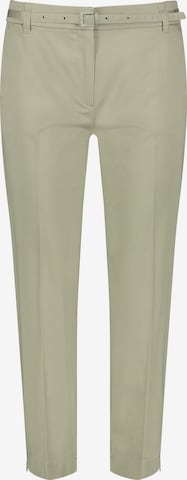 GERRY WEBER Плиссированные брюки в Зеленый: спереди