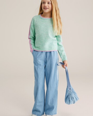 Pull-over WE Fashion en vert