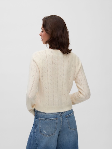 VERO MODA Gebreid vest 'VMRie' in Wit