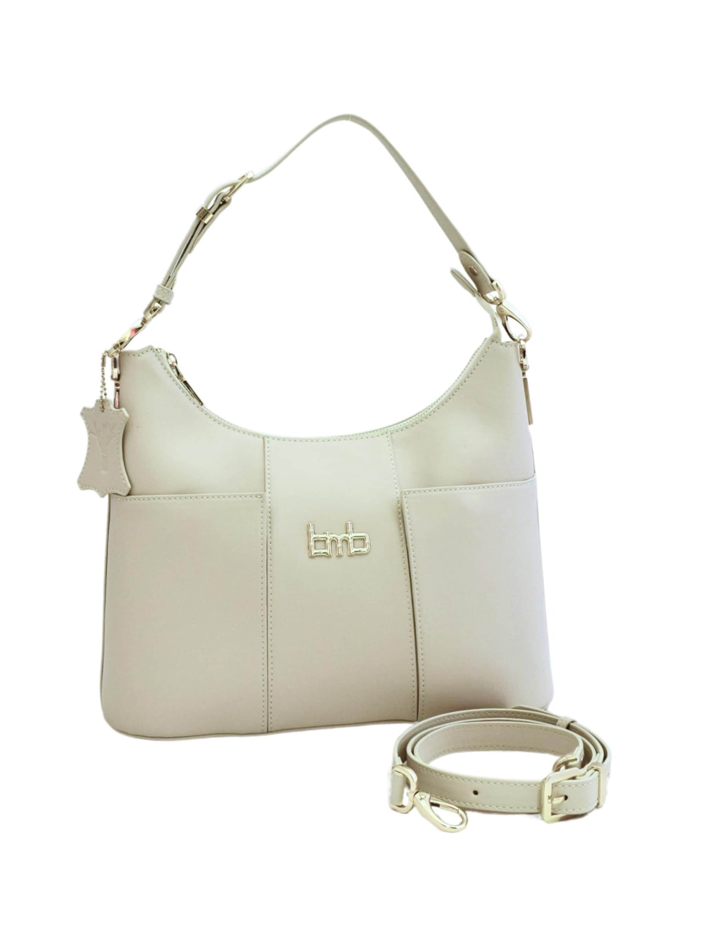 BMB BAGS Handbag 'Doris' in White: front