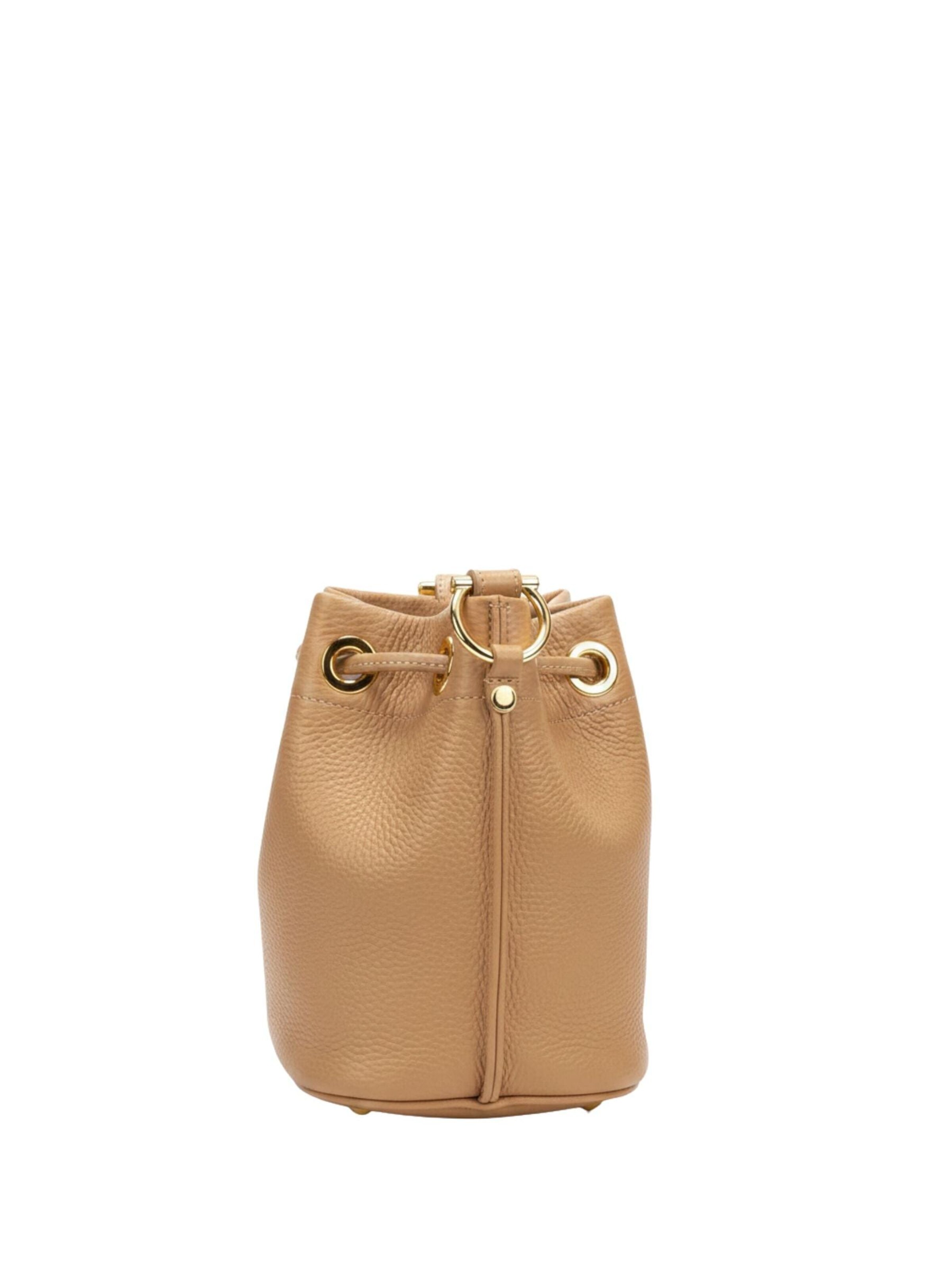 LANCASTER Paris Handbag 'Lancaster Sac bourse A lacets coulissants S Alba Double 470-80 Nature-In-Beige' in Beige