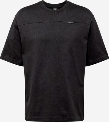 T-Shirt G-Star RAW en noir : devant