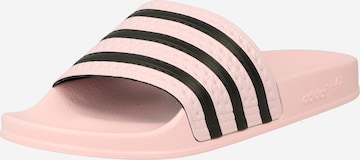 ADIDAS ORIGINALS - Zapatos abiertos 'Adilette' en rosa: frente
