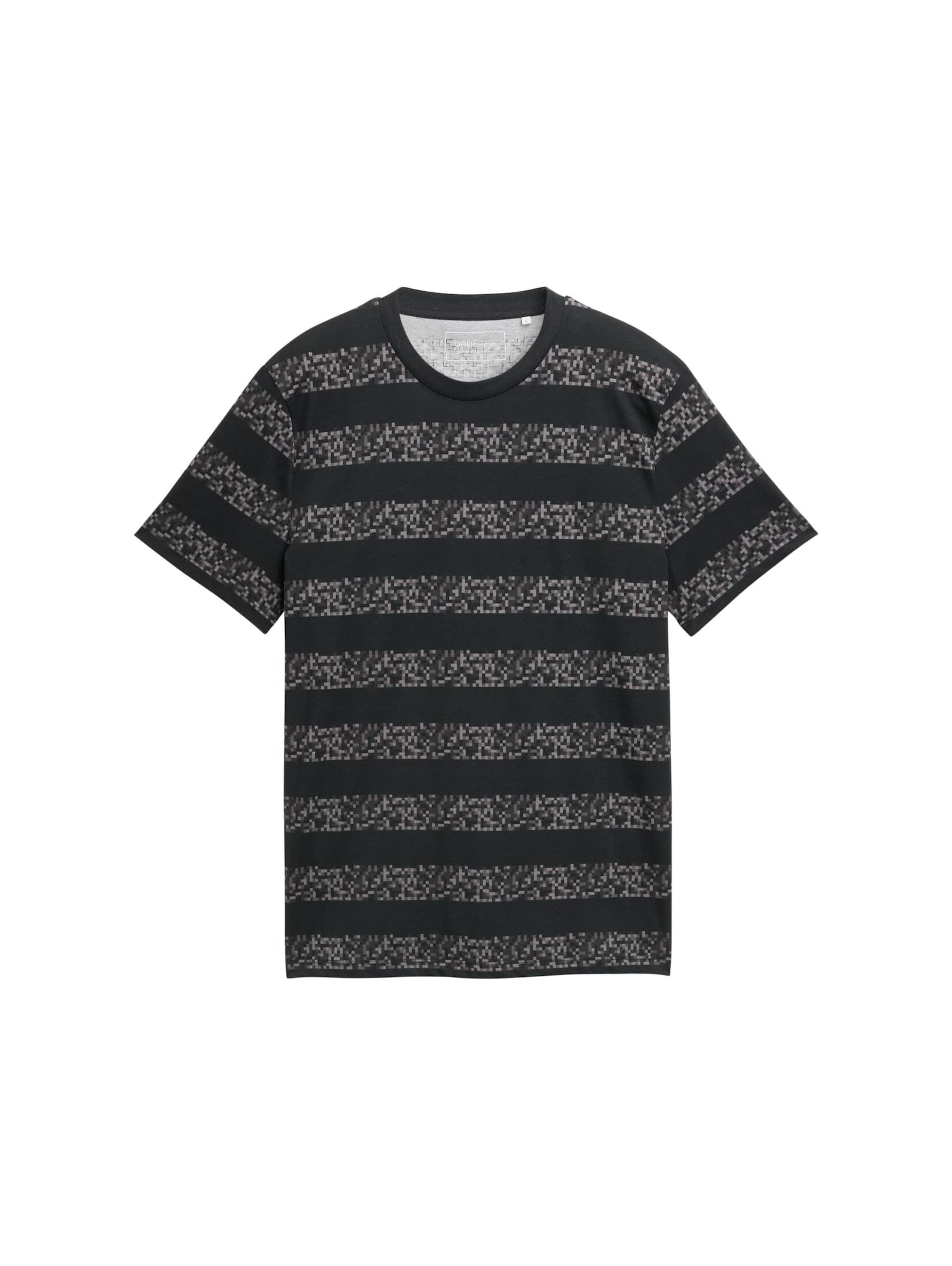 T-Shirt TOM TAILOR DENIM en gris : devant