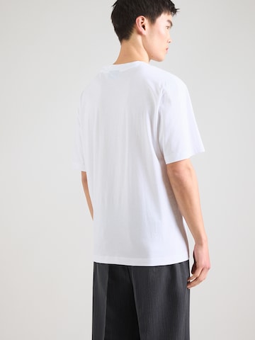 HUGO Majica 'Nalotrix' | bela barva