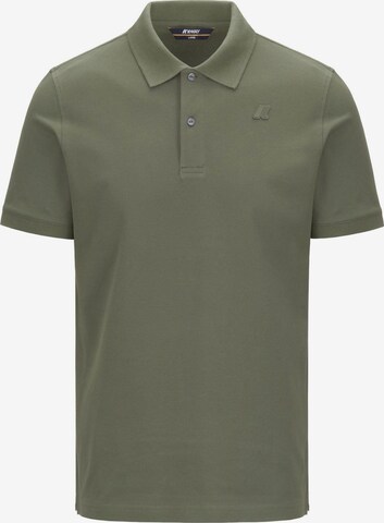 K-Way Koszulka 'K-WAY AMEDEE PIQUE SLIM T-Shirt e Polo' w kolorze zielony: przód