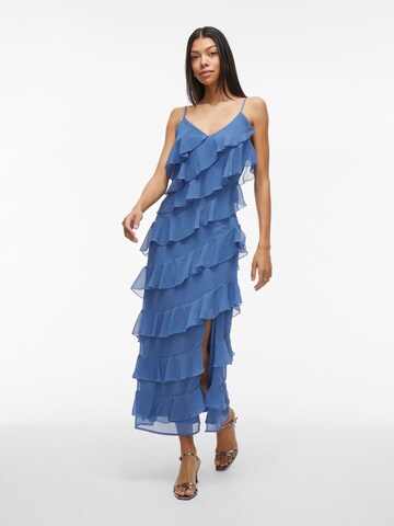 VILA Dress in Blue: front