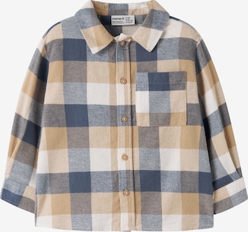 Coupe regular Chemise NAME IT en mélange de couleurs : devant