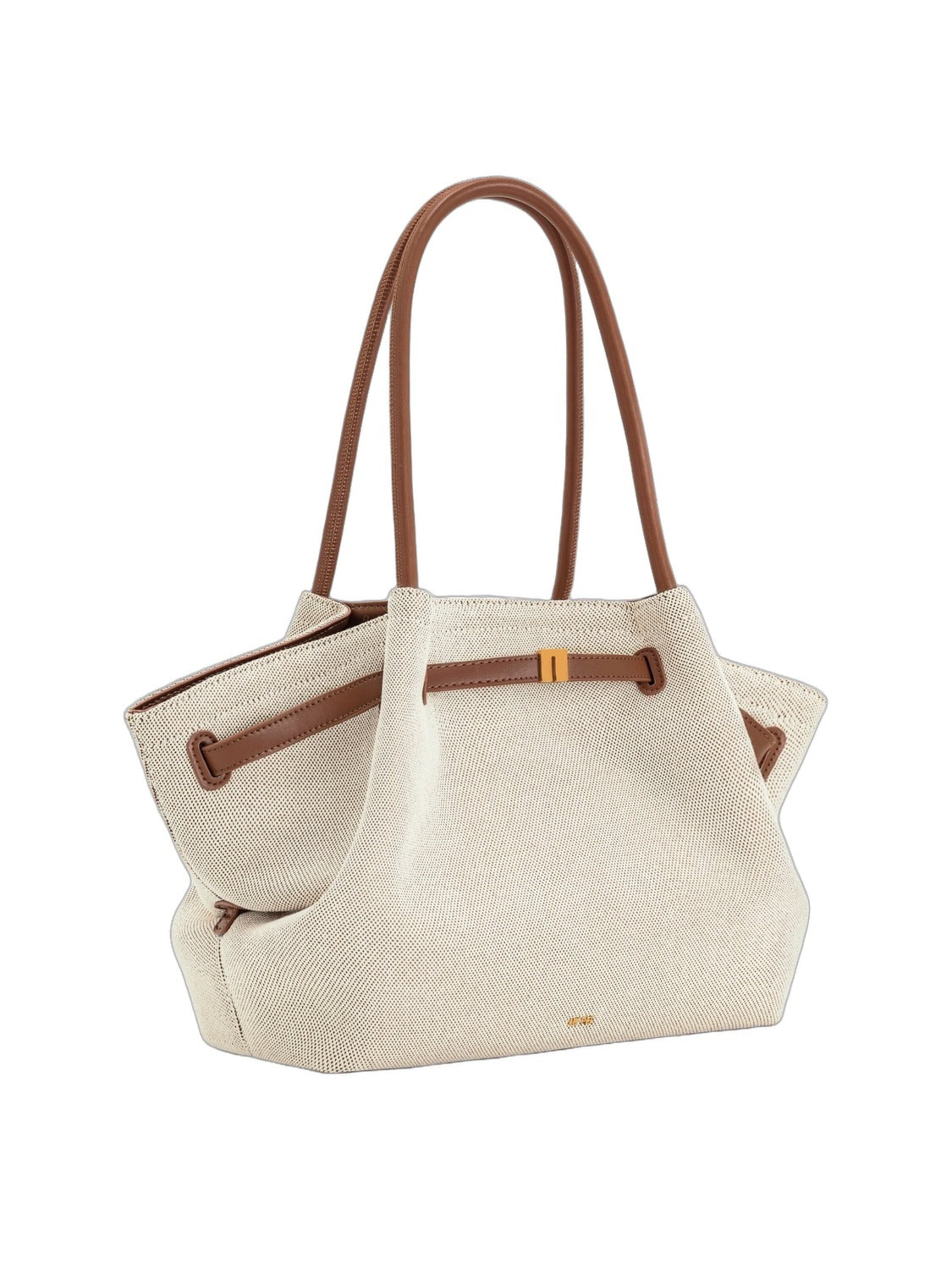JW PEI Shoppingväska 'JW PEI Cabas Hana Large En Toile Brown Canvas' i brun