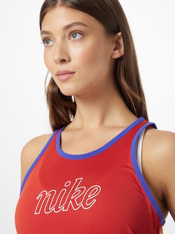 Haut de sport NIKE en rouge