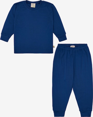 loud + proud Schlafanzug in Blau: Vorderseite