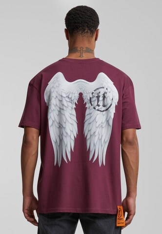 Forgotten Faces Shirt 'Wings' in Red
