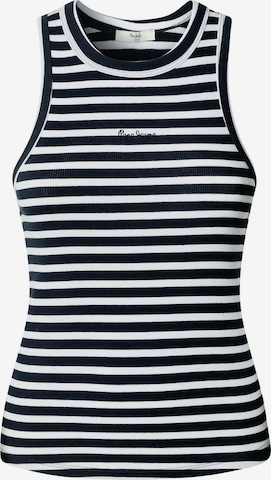 Pepe Jeans Top 'Marian' in Blau: Vorderseite