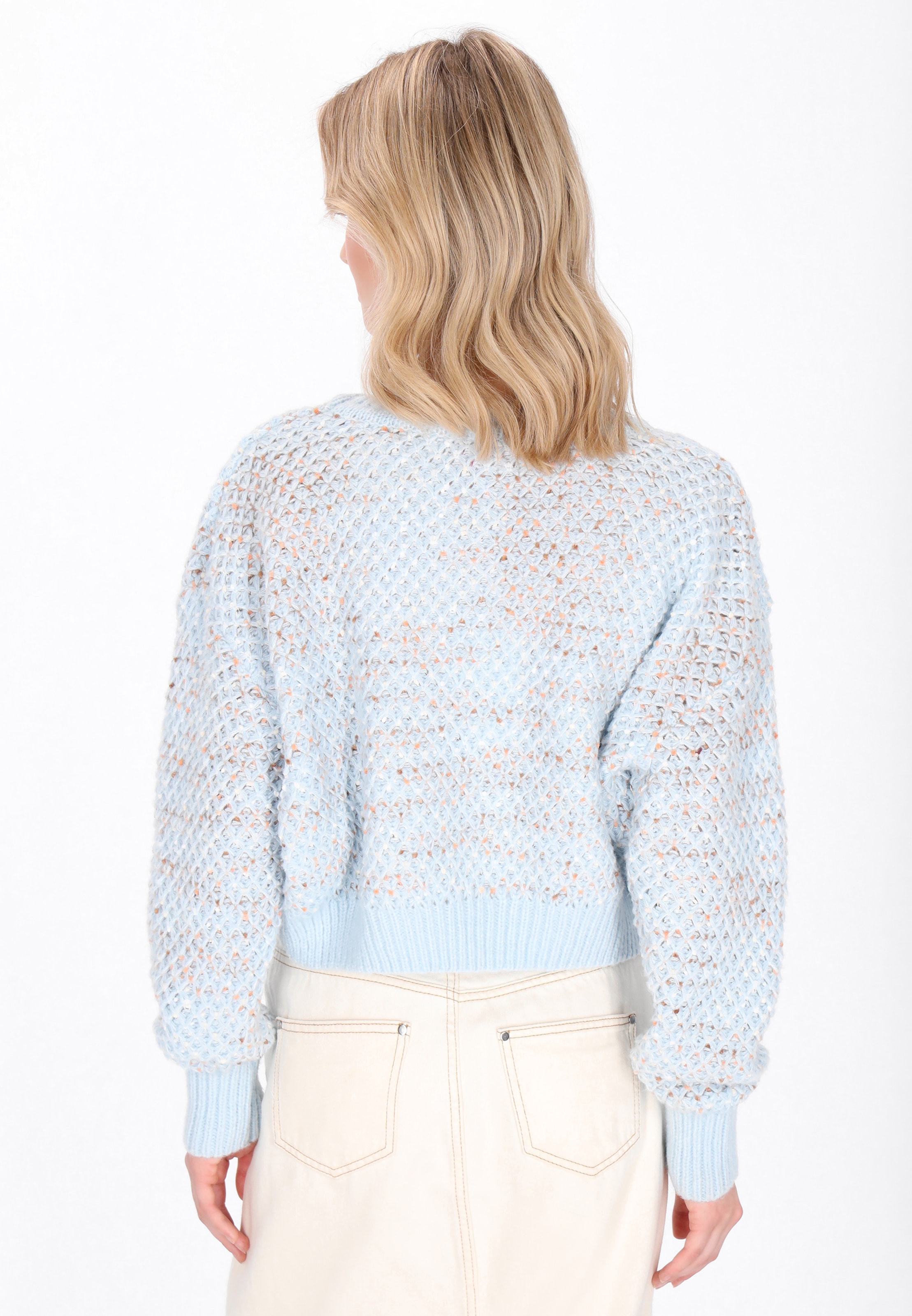 swirly Sweater in Blue