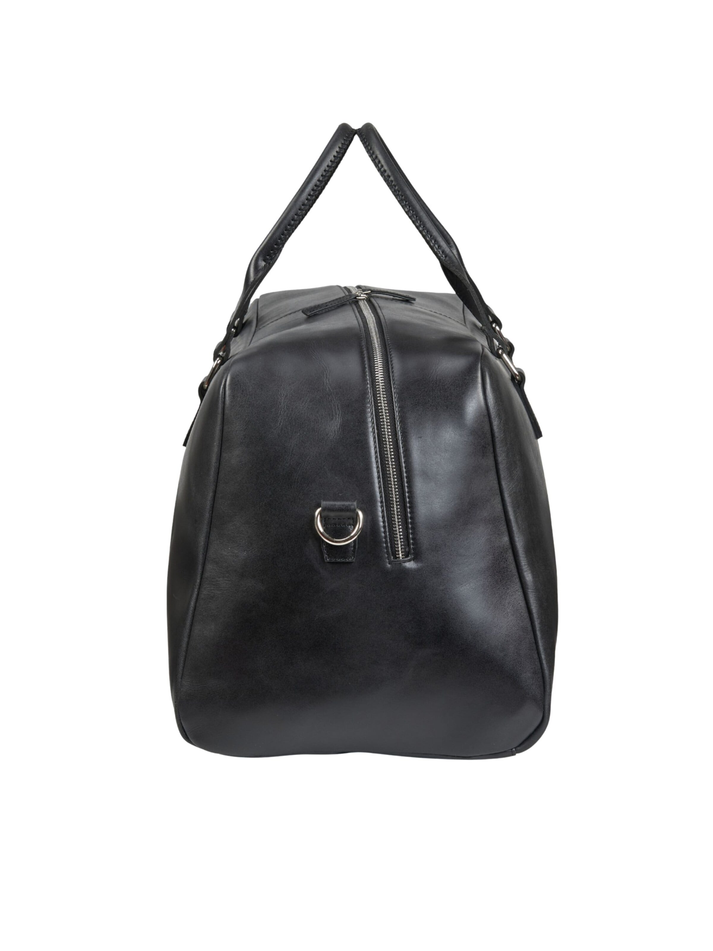 NEGOTIA Leather Weekender 'Valen' in Black