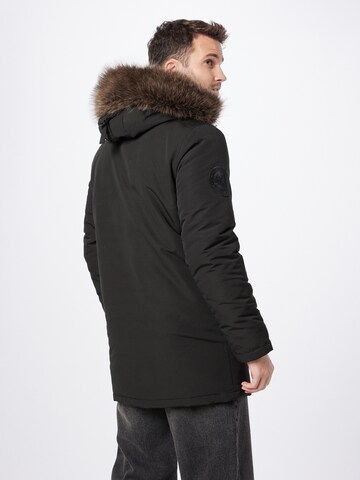 Superdry Winterparka 'Everest' in Zwart