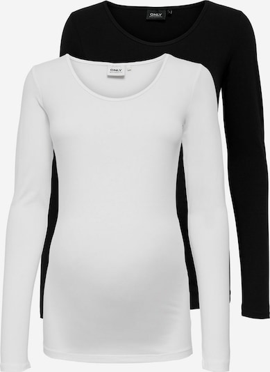 Only Maternity Camisa em preto / branco, Vista do produto