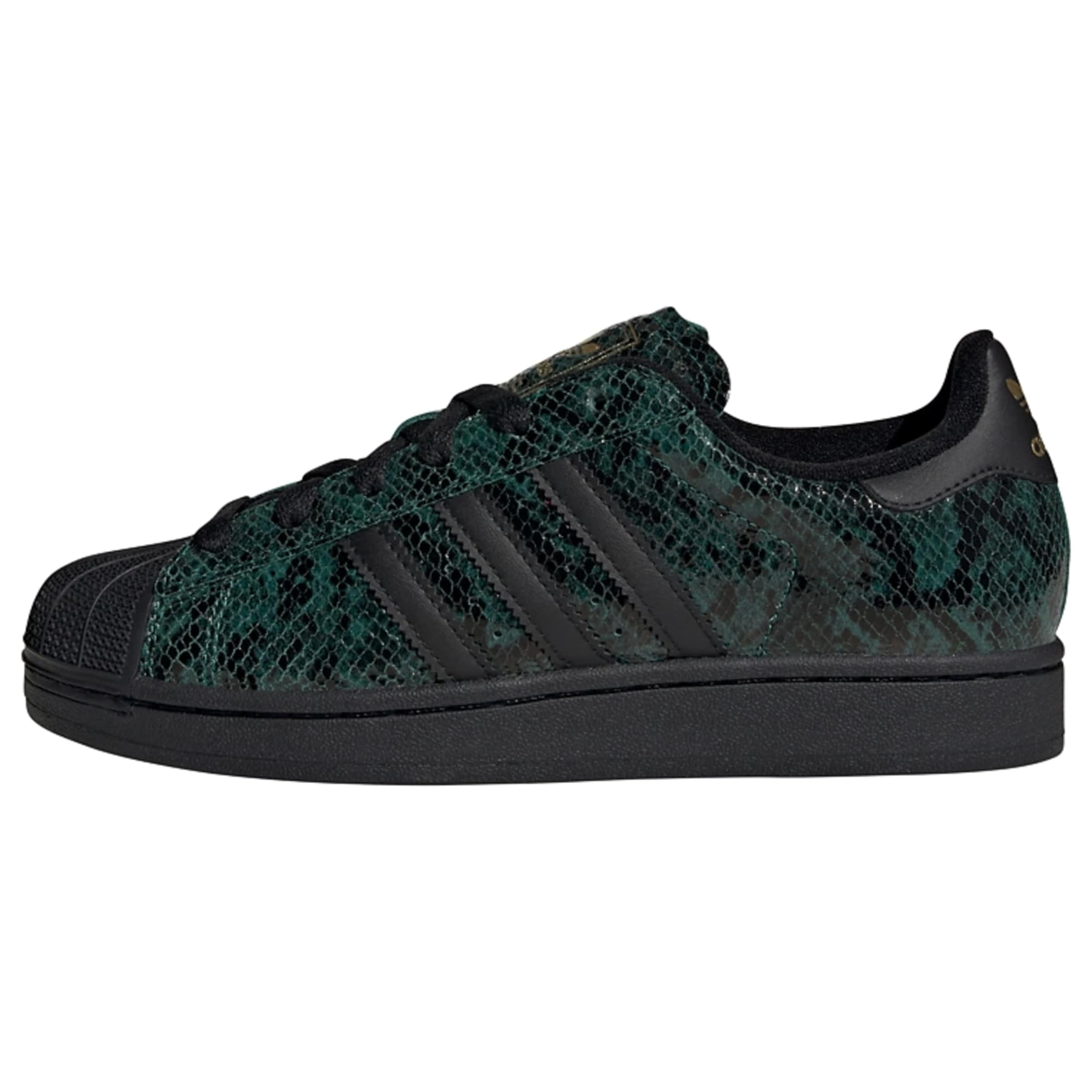 ADIDAS ORIGINALS Baskets basses 'Superstar II' en sapin / noir, Vue avec produit