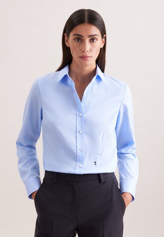 SEIDENSTICKER Blouse in Blauw: voorkant