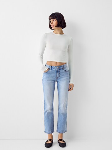 Bershka regular Jeans i blå