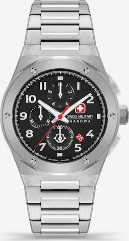 SWISS MILITARY HANOWA Analoog horloge 'Sonoran' in Zilver: voorkant