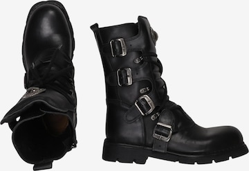 New Rock Stiefel 40 in Schwarz: Vorderseite