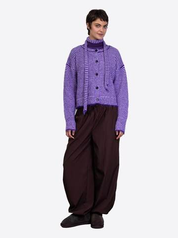 BROKE + SCHÖN Knit Cardigan in Purple