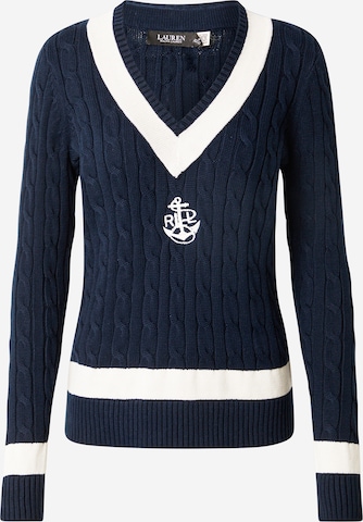 Lauren Ralph Lauren Sweter 'Meren' w kolorze niebieski: przód