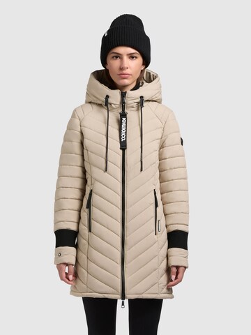 khujo Mantel 'Nita4' in Beige: Vorderseite