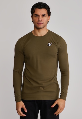 Maglietta di SikSilk in verde: frontale