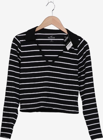 HOLLISTER Poloshirt L in Schwarz: Vorderseite