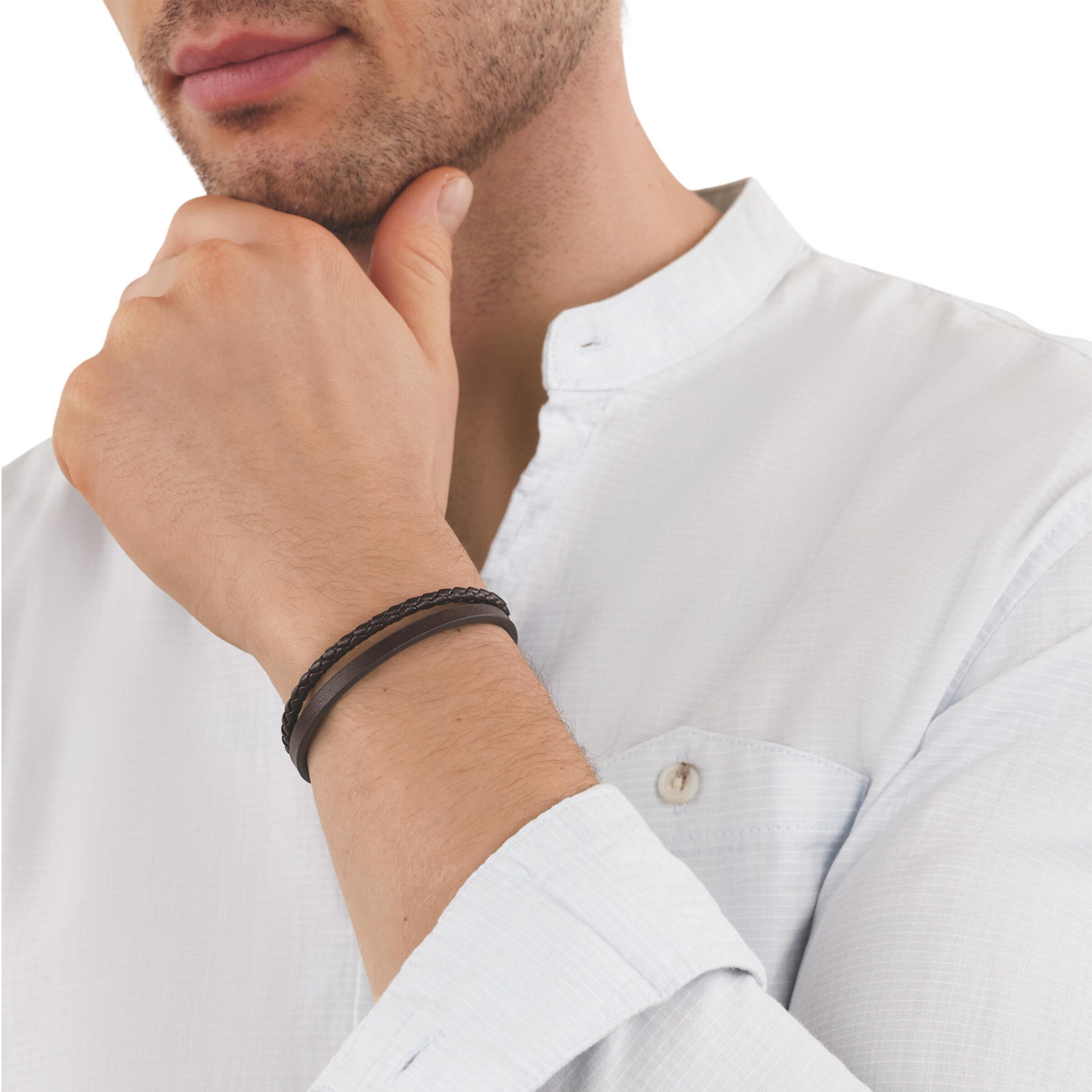 TOM TAILOR Armband in Braun: Vorderseite