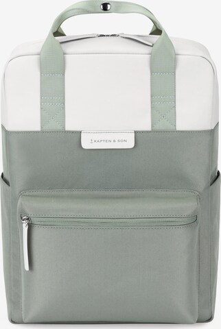 Kapten & Son Rucksack  'Bergen Muted Sage Sprinkled' in Grün