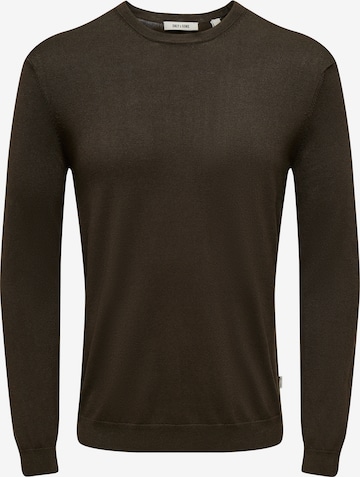 Only & Sons - Jersey 'WYLER' en marrón: frente