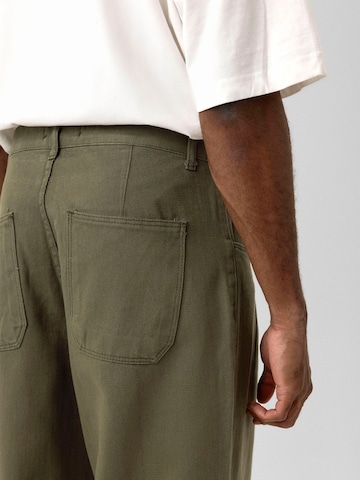 Dandalo - Pierna ancha Pantalón plisado 'Rafael' en verde