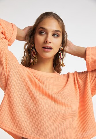 Sweat-shirt IZIA en orange