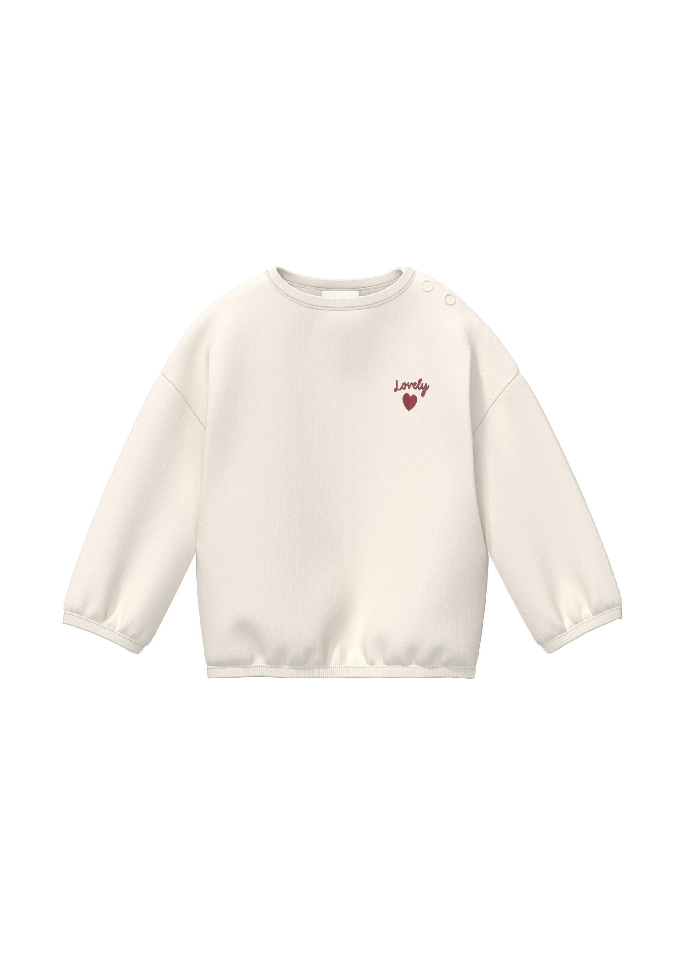 s.Oliver Sweatshirt in Wit: voorkant