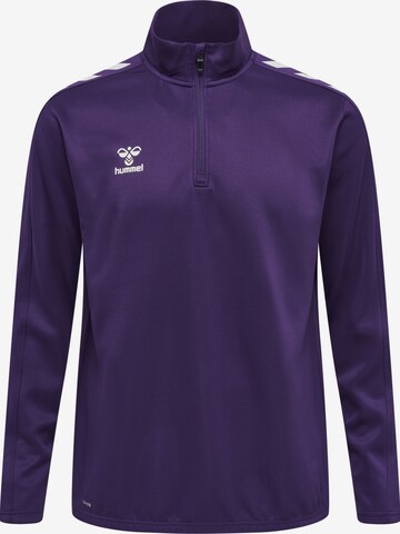 Sweat de sport Hummel en violet : devant