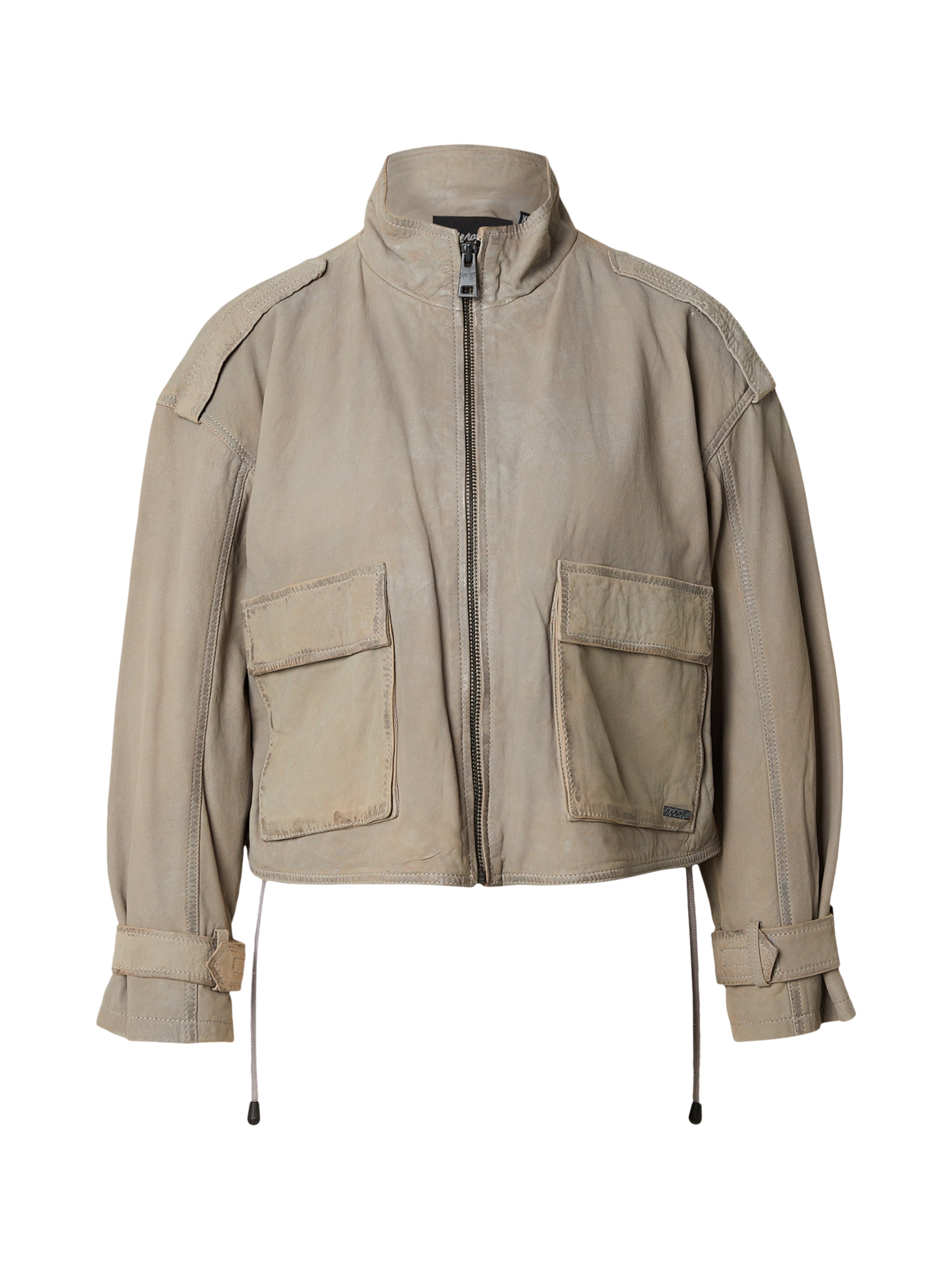 Maze Jacke in Grau: Vorderseite