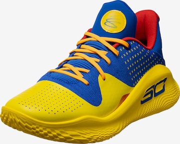 UNDER ARMOUR Sportschoen 'Curry 4 Low Flotro' in Gemengde kleuren: voorkant