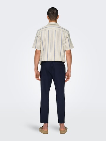 Tapered Pantaloni '22024966' di Only & Sons in blu