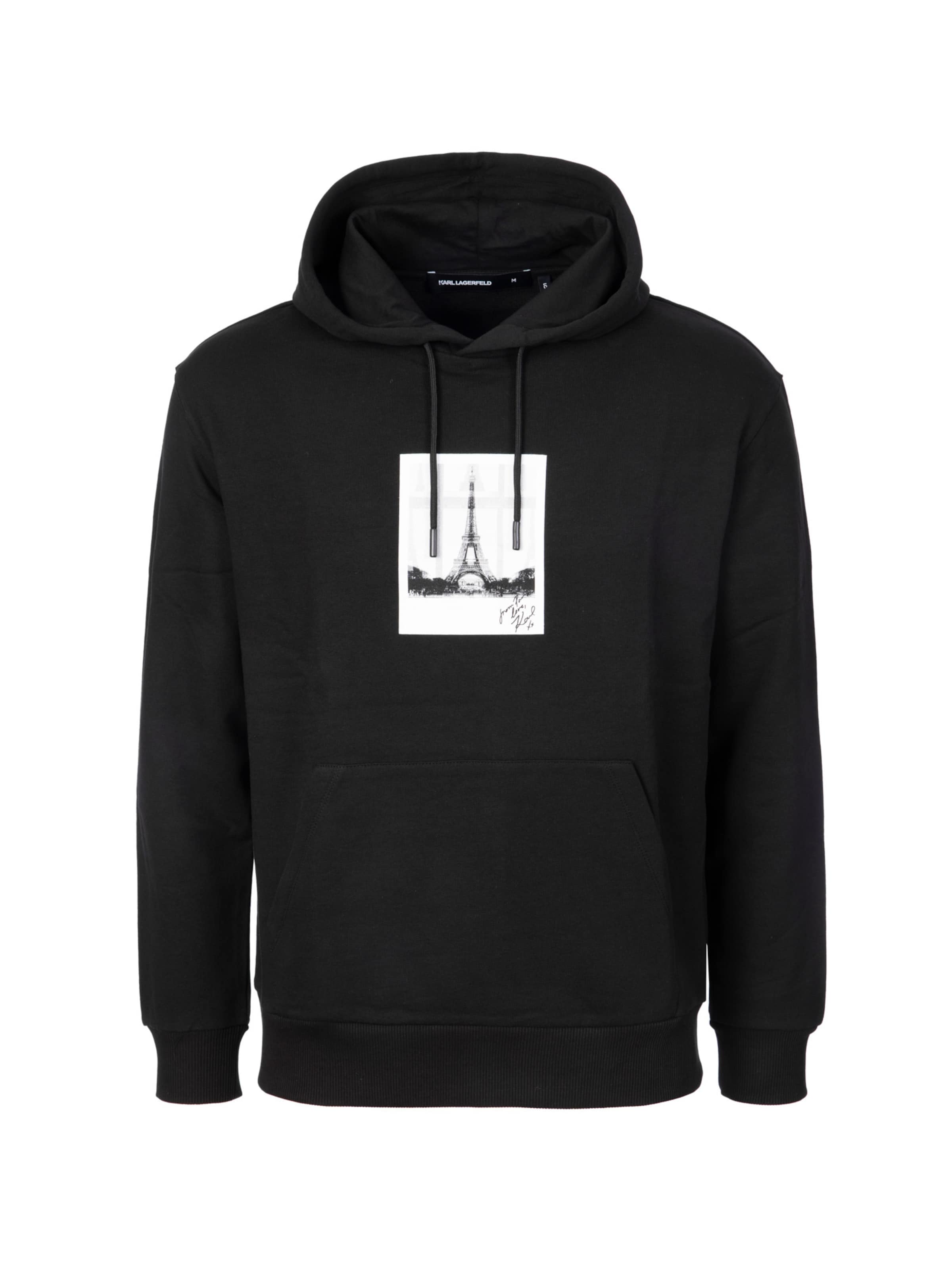 Felpa di Karl Lagerfeld in nero: frontale