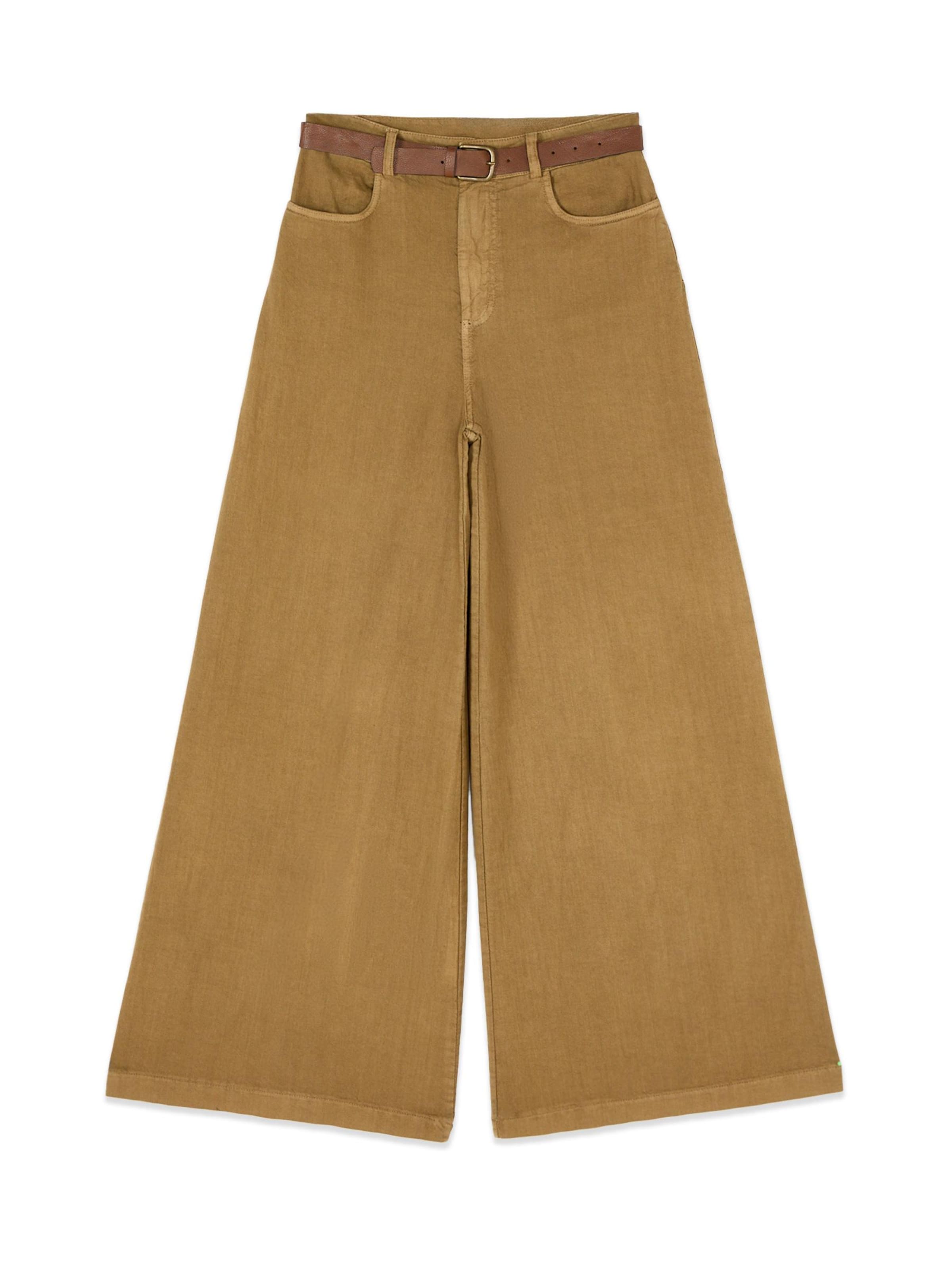 Baggy Pantaloni di oltre in marrone: frontale