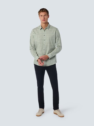 No Excess Slim Fit Hemd in Blau