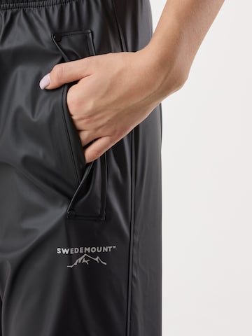 SWEDEMOUNT Regular Outdoorbroek 'Väderöarna' in Zwart